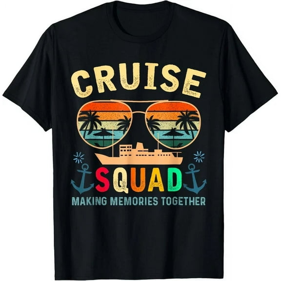 Cruise Squad Family Vacation Matching Group Summer T-Shirt Unisex S-5XL Hot Trending Shirt, Vintage Birthday Gift