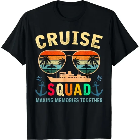 Cruise Squad Family Vacation Matching Group Summer T-Shirt Unisex S-5XL Hot Trending Shirt, Vintage Birthday Gift