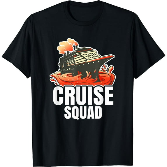 Cruise Squad T-Shirt Black X-Large