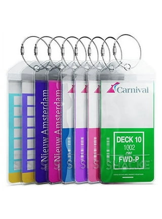 Buy Semi-Rigid Vinyl Luggage Tag Holders - 100pk