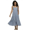 thumbnail image 1 of Cruise Tiered Maxi Sundress (Forever Blue, X-Large), 1 of 3