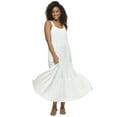 thumbnail image 1 of Cruise Tiered Maxi Sundress (White, Large), 1 of 3