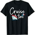 thumbnail image 1 of Cruise Time Funny Cruising Ship Lover Graphic T-Shirt Black 4X-Large, 1 of 4