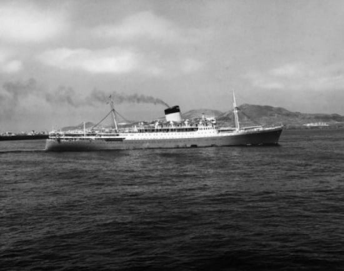 Cruise ship in the sea Las Palmas Canary Islands Spain Canvas Art - (18 x 24)