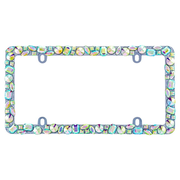 Cruiser Accessories Dazzle License Plate Frame with Iridescent Sparkle