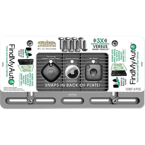 Cruiser 79250 Find My Auto License Plate Mount