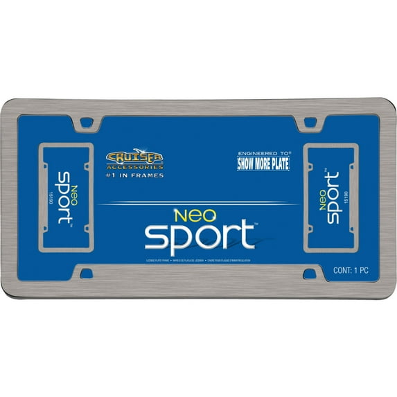 Neo Sport 4 Hole Brushed Nickel Frame