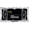 thumbnail image 1 of Cruiser Accessories 22630 License Plate Frame - Queen, Chrome-Plated Metal with Fastener Caps, 1 of 3