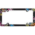 thumbnail image 1 of Cruiser Accessories Butterfly Chrome Automotive License Plate with Fastener Caps, 1 of 2