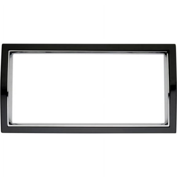 Cruiser Accessories Curve, Black/Chrome License Plate Frame