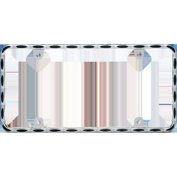 Cruiser Accessories 21535 Chrome/Black Immersion License Plate Frame