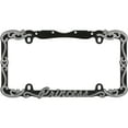 Cruiser Accessories License Plate Frame Princess Chrome/Black 22635