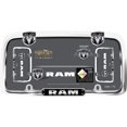 thumbnail image 1 of Cruiser Accessories License Plate Frame RAM Chrome 11135, 1 of 4
