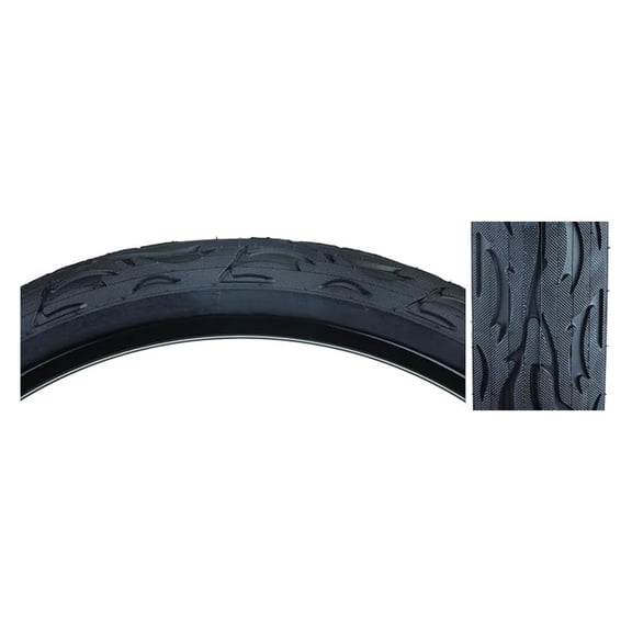 Cruiser Flame Tires, Black/Black