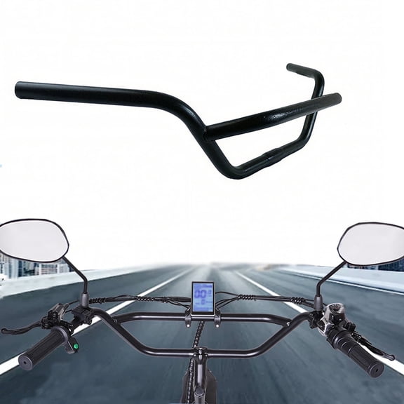 Cruiser Handlebar Handlebars Bicycle Parts 25mm Universal Fits Bikes Bar for E Tricycle,Cruiser,Mtb Mountain Bike Black