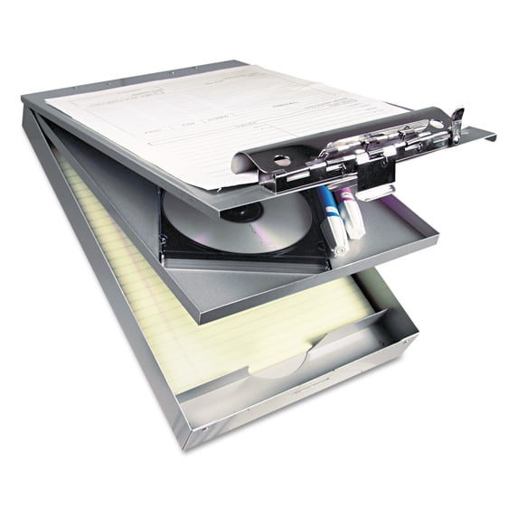 Cruiser Mate Aluminum Storage Clipboard, 1.5" Clip Cap, 8.5 X 11 Sheets, Silver | Bundle of 5 Each