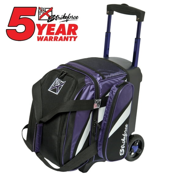 Cruiser Single Roller Bowling Ball Bag - Purple/White/Black
