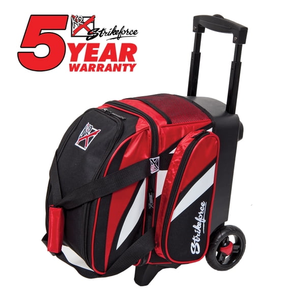 Cruiser Single Roller Bowling Ball Bag - Red/White/Black