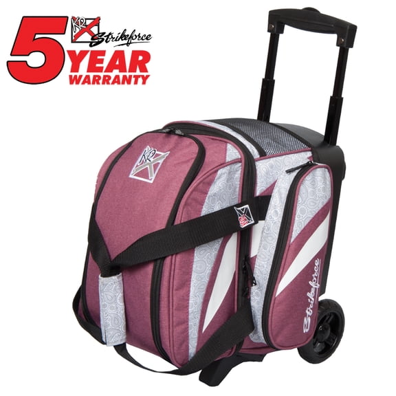Cruiser Single Roller Bowling Ball Bag - Scarlet/Paisley