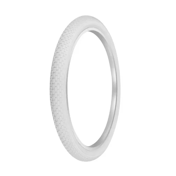 OG Lowrider Bicycle Tire 24 X 2.125 White/White Sidewall Brick Tread Tire G-5009