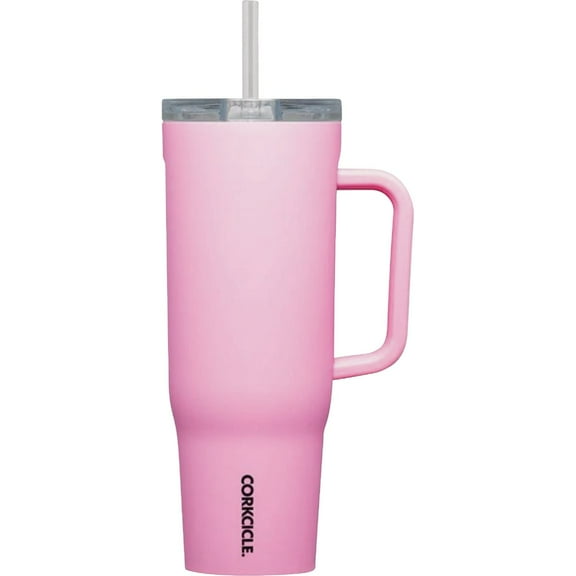 Corkcicle 40 Oz. Cruiser Insulated Tumbler in Sun-Soaked Pink 2240SSP Pack of 2
