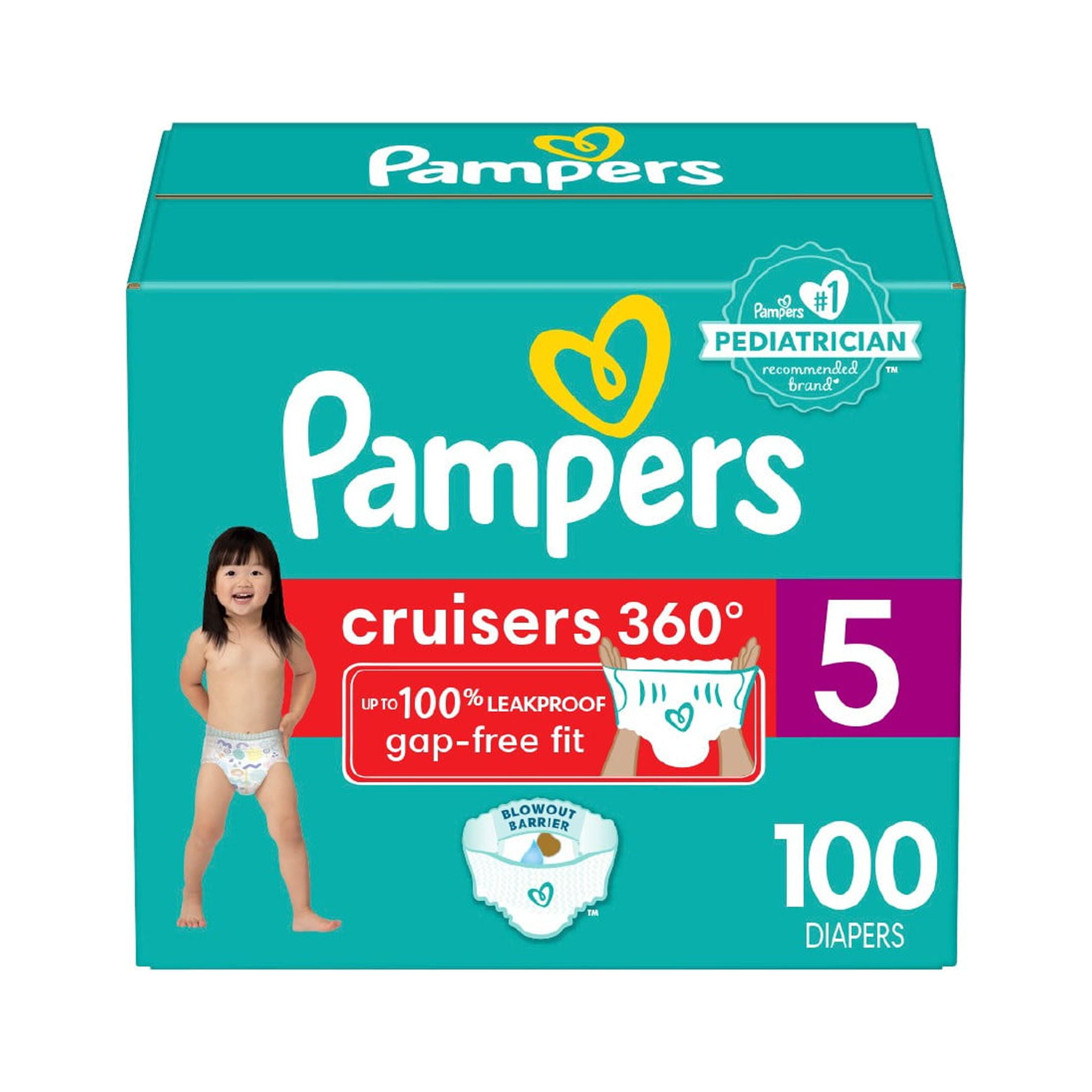 Cruisers 360 Diapers - Size 5 - 100ct - Walmart.com