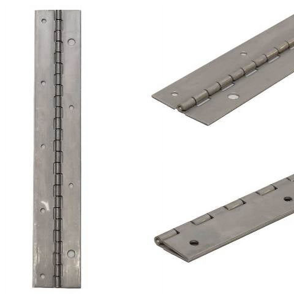 Marine Boat Piano Hinge – Aluminum, 1.5" X 72", Continuous Hinge For Boats