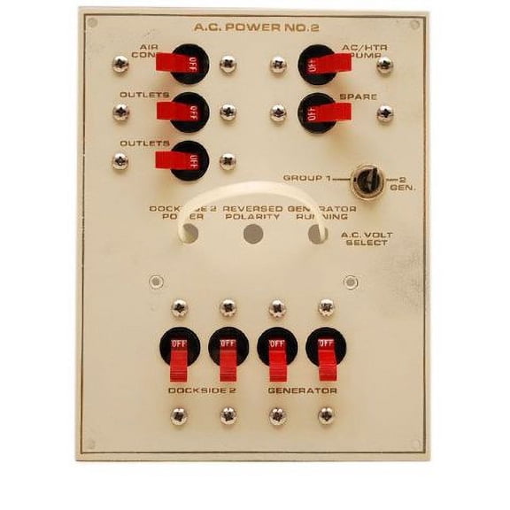 Cruisers Yachts Boat Generator Breaker Panel