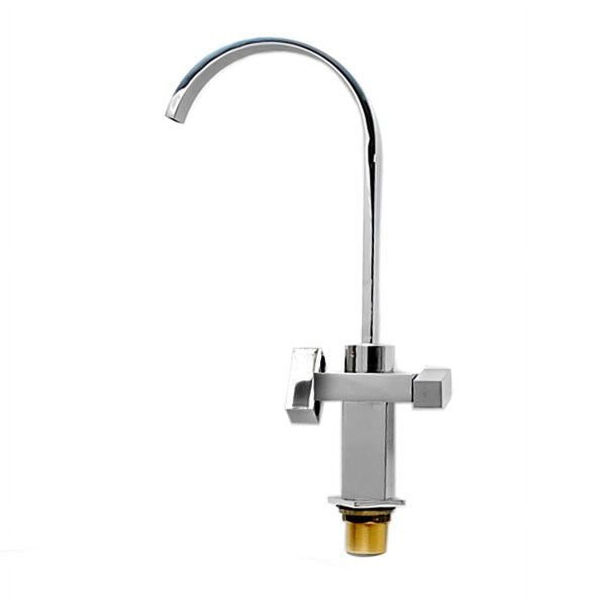 Cruisers Yachts FAUC10004 Chrome Designer Double Handle Mixer Rectangle