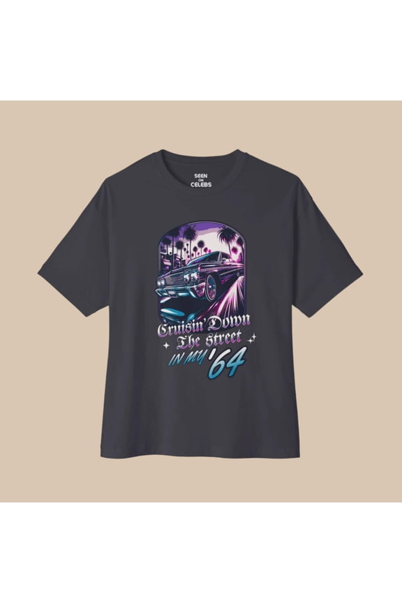 Cruisin' Down The Street In My '64 Old School Hip Hop T-shirt | Funny Rap Culture Tees | 3 Colors