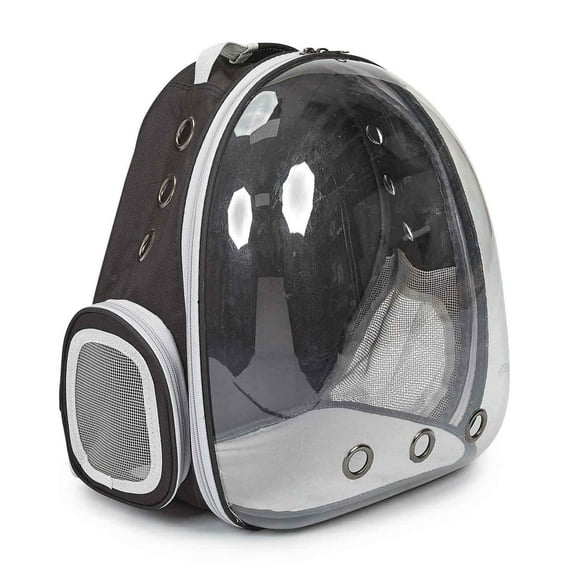 Cruising Companion CR Bubble-View Pet Carrier Blk/Gry