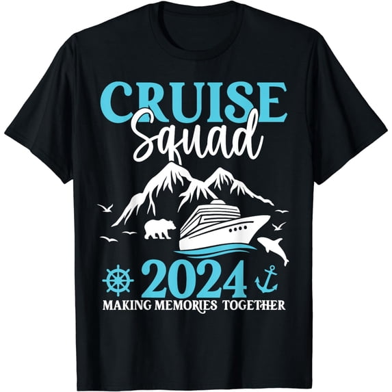 Cruising Cruise Squad 2024 Vacation Matching Family Group T-Shirt