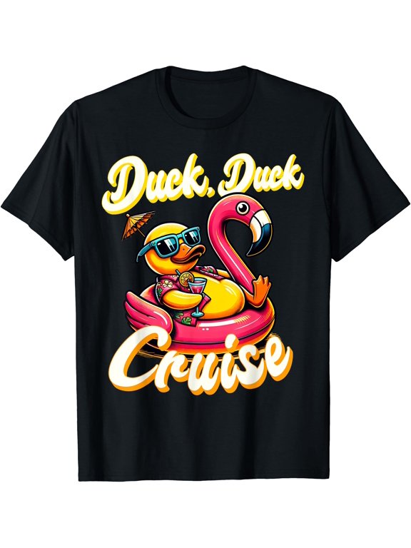 Cruising Ducks Duck Cruise Family Vacation Rubber Duck T-Shirt