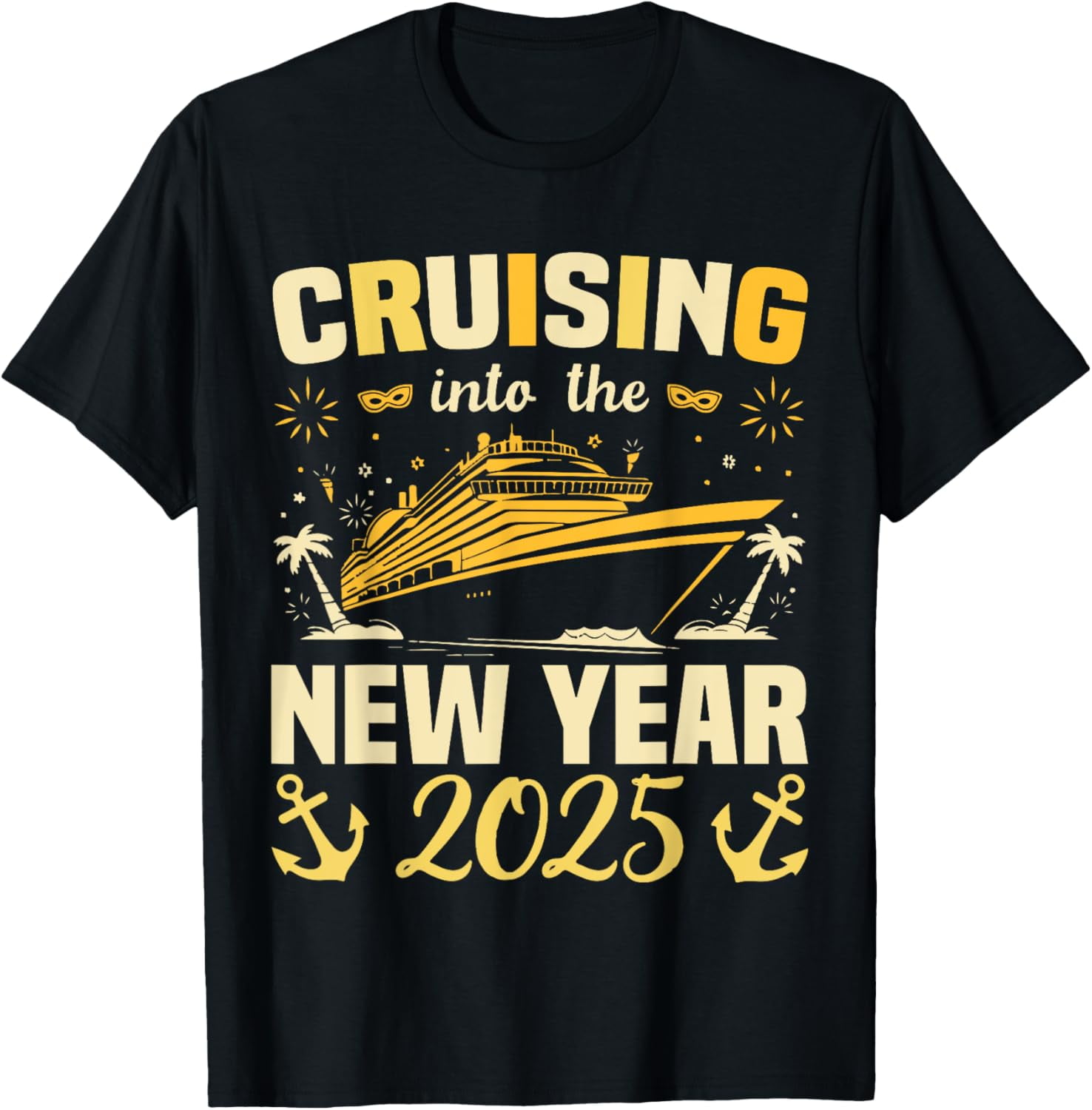 Cruising Into 2025 Family Matching New Years Eve Party 2025 TShirt