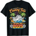 Cruising Into 2025 New Years Eve Cruise Vacation Matching TShirt