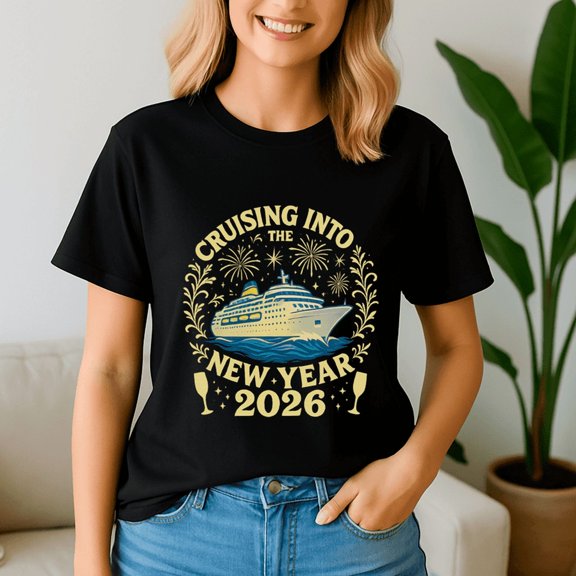 Cruising Into 2026, Happy New Year Tshirt, 2026 Celebration Shirt, Festive Party Tee, New Year Gifts