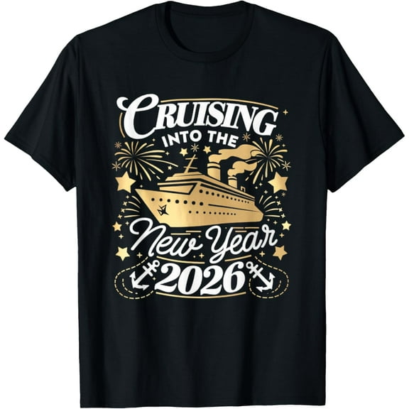 Cruising Into The 2026 New Year Matching Family Cruise T-Shirt Shirts