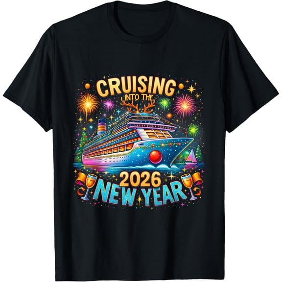 Cruising Into The 2026 New Year Sparkle Voyage T-Shirt