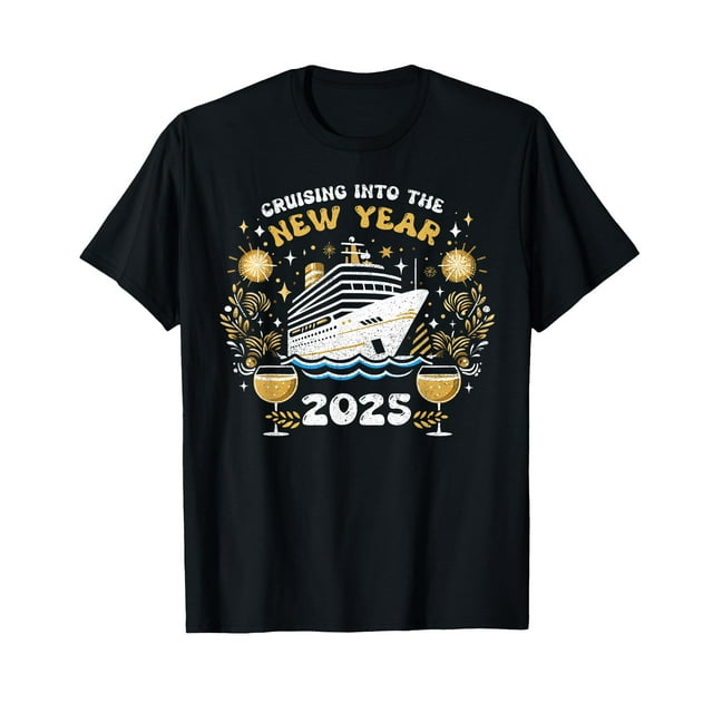 Cruising Into The New Year 2025 Family New Year Trip 2025 TShirt
