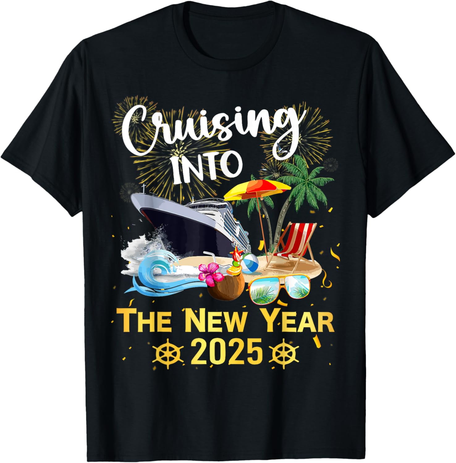 Cruising Into The New Year 2025 TShirt