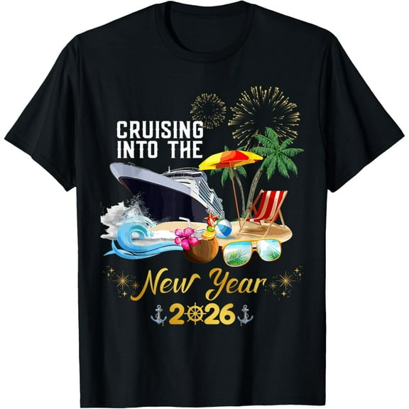 Cruising Into The New Year 2026 T-Shirt tee