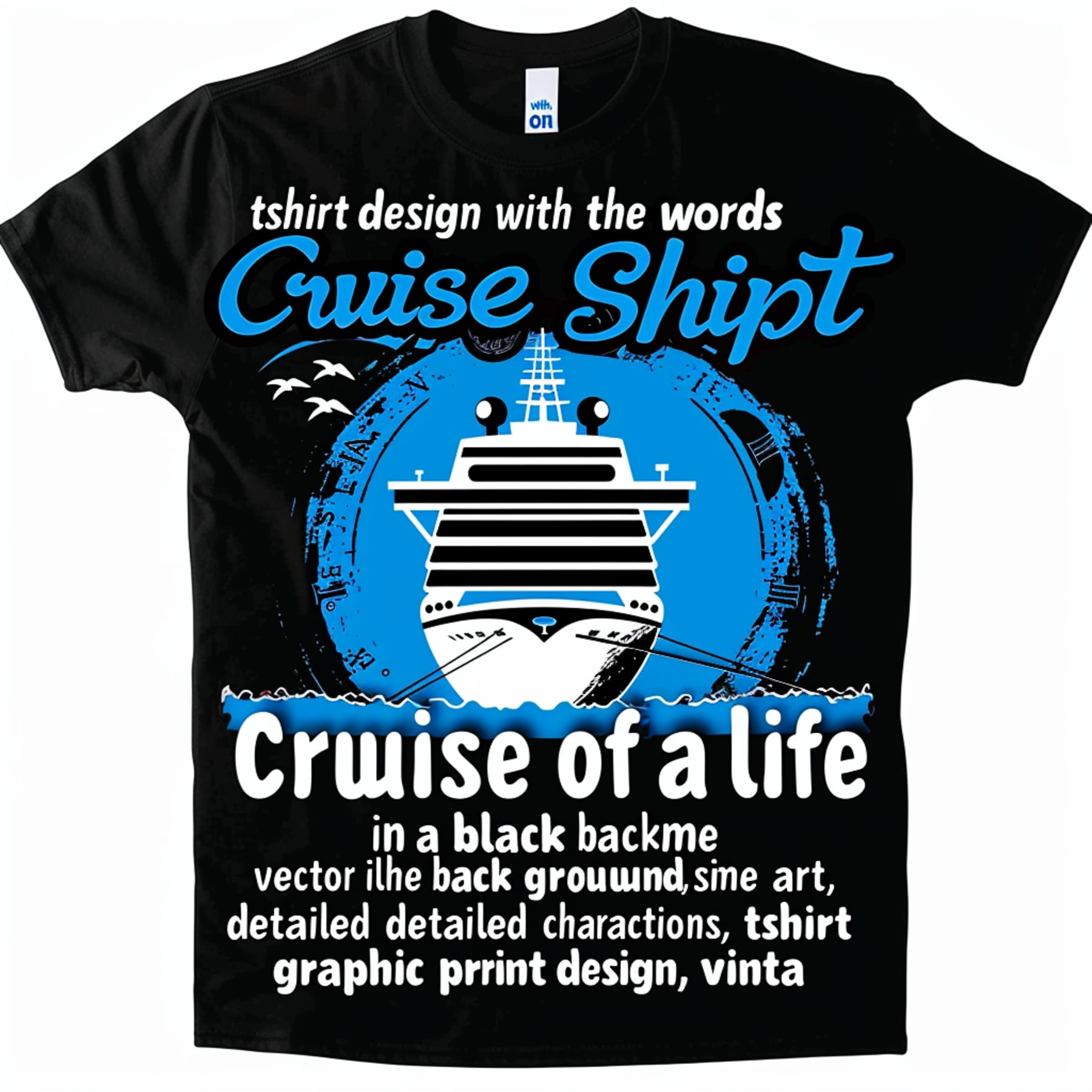 Cruising Through Life One Port at A Time Vintage Cruise Ship TShirt in ...