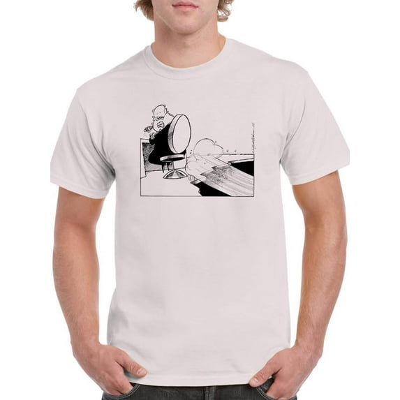 Crumbling Foundations T-Shirt Men -Wilfred Hildonen Designs, Male Medium