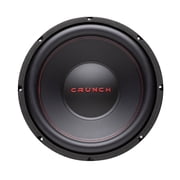 Crunch 12 4 Ohm Car Subwoofer Speaker 2 Pack w/ A/B Class Car Amplifier
