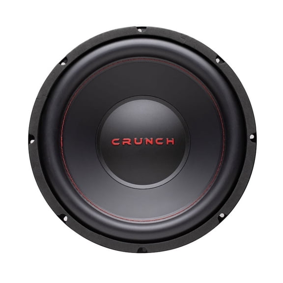 Crunch 12" 4 Ohm Car Subwoofer Speaker (2 Pack) w/ A/B Class Car Amplifier