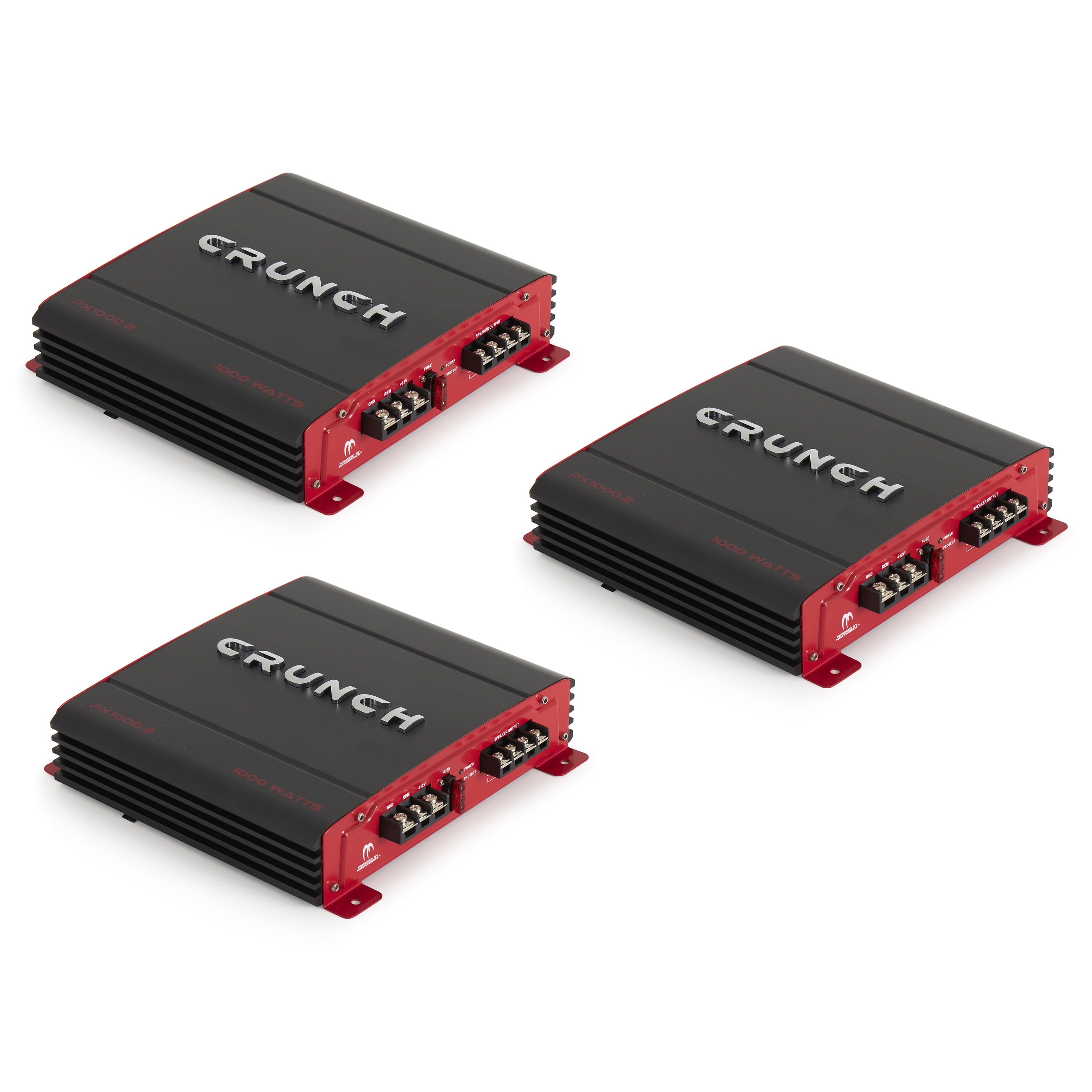 Crunch 2 Channel 1000 Watt Amplifier, Class A/B, Car Audio Stereo