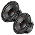 thumbnail image 1 of Crunch 2 Pack CRW8D4 8 Inch 250 Watt MAX Dual Voice Coil Car Subwoofer Speaker, Black, 1 of 16