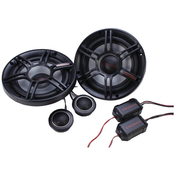 CRUNCH CS65C 6.5" 120W RMS CS SERIES 2-WAY CAR AUDIO COMPONENT SPEAKER SYSTEM