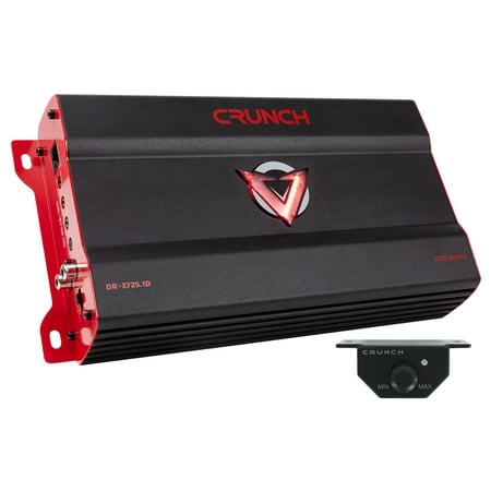 Crunch - V-DRIVE 3725W Mono block Car Audio Amplifier - Black