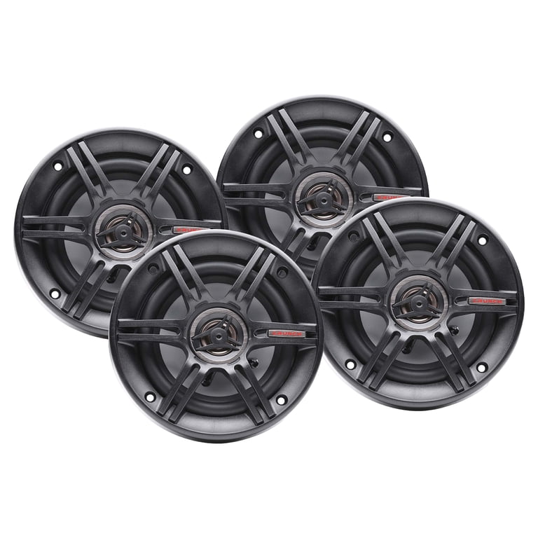 Crunch, Car Speakers, 6.5-Inch 3-Way, Handles 300W at 4 Ohms